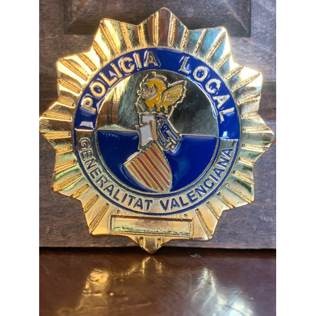 Placa Policía Valencia