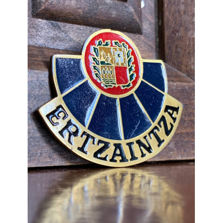 Placa Policía Ertzaintza