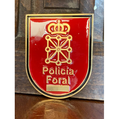 Placa Policía Foral