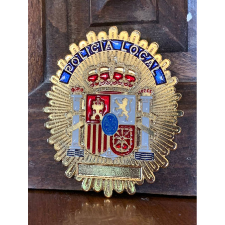 Placa Policía Local Genérica