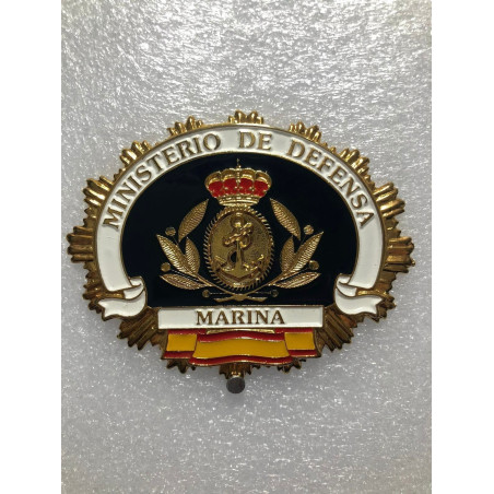 Placa Ministerio de Defensa Marina